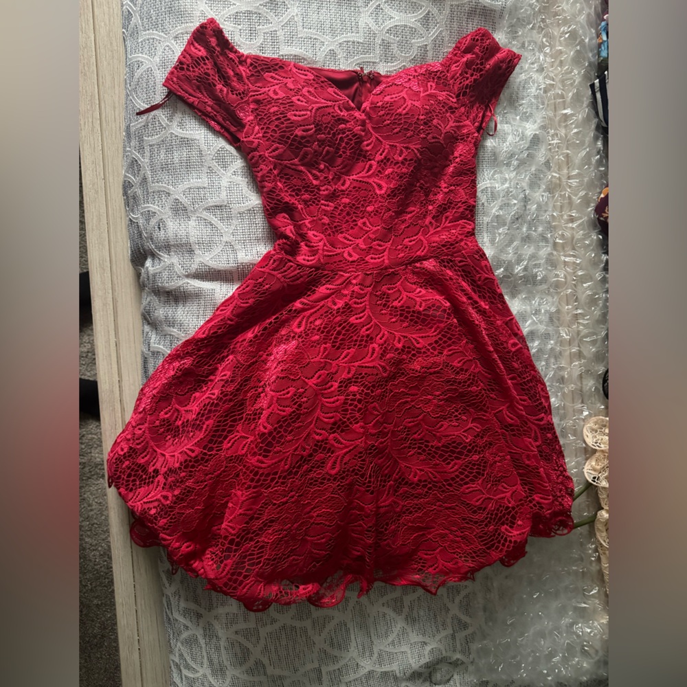 Windsor off shoulder dress